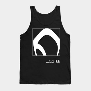 Bend Sinister / Minimalist Graphic Artwork Design Tank Top